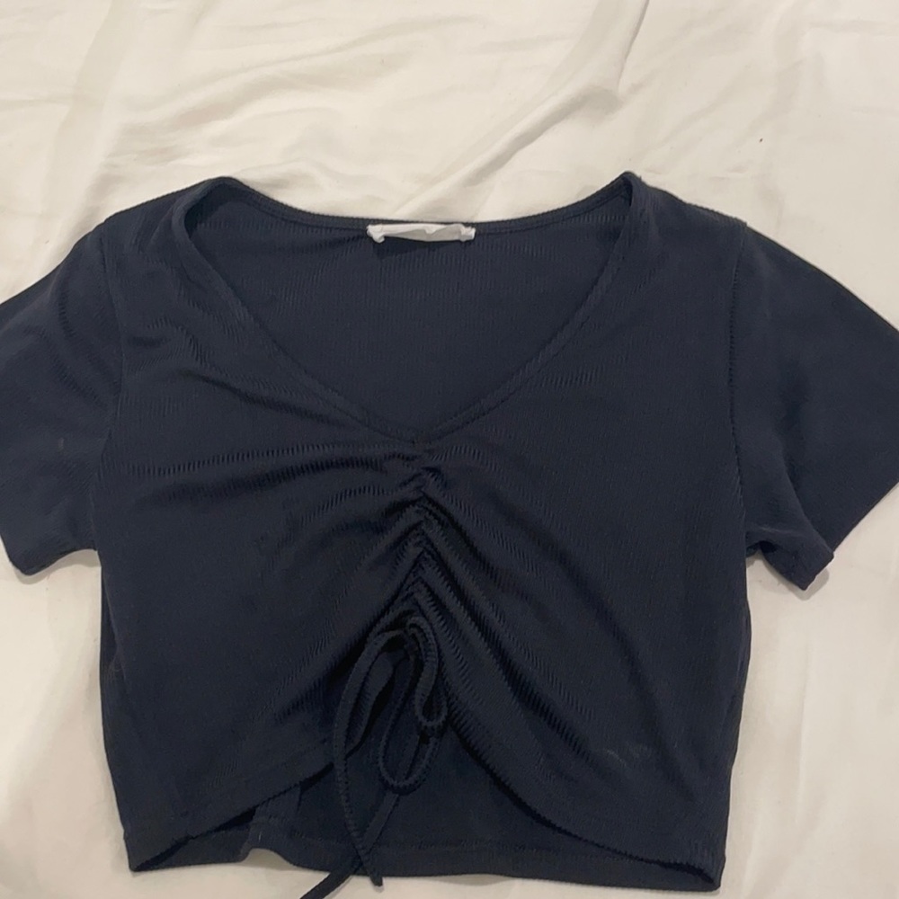 Ruched crop top